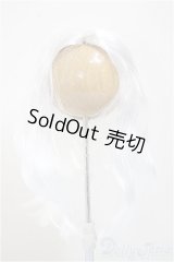 8-9inchウィッグ/センターパート ウェーブ/インチ　BJD　MJD　ドール用 A-25-08-13-364-YB-ZA