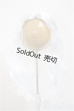 画像1: 8-9inchウィッグ/センターパート ウェーブ/インチ　BJD　MJD　ドール用 A-25-08-13-364-YB-ZA