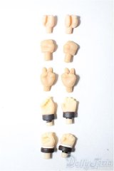 ねんどろいど/ハンドパーツ:バラ シナモン?系色タイプ?x4 & 他x6個 Y-25-03-12-145-YB-ZY
