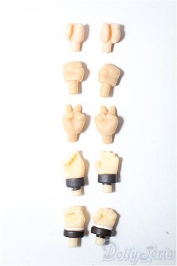 画像1: ねんどろいど/ハンドパーツ:バラ シナモン?系色タイプ?x4 & 他x6個 Y-25-03-12-145-YB-ZY