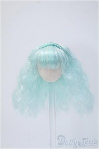 4inch/ウィッグ リングロング(DOLLCE)白群 Y-25-02-05-020-YB-ZY