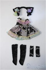 1/6 幼SD/OF 黒猫のお洋服(MIMIEL様) 衣装 ドレス セット Y-24-01-31-023-YB-ZY