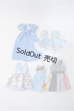 画像1: 22ｃｍ〜24ｃｍドール/OF:衣装セット(青系) Y-25-03-12-035-YB-ZY