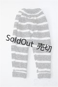 40ｃｍ/OF:ボーダースウェットパンツ Y-25-03-12-028-NY-ZY