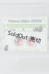 22-24mm相当(20mm)/アニメアイ レジン:キャット系(Yellow Green HOME様) Y-24-03-20-119-YB-ZY