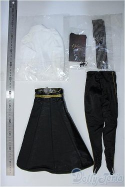 画像2: SD/OFセット ルチア アンティークスタイリストVer. デフォルト衣装セット(ボークス)Miroir noir et blanc ドレスセット Y-25-03-12-201-YB-ZY