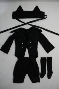 幼SD/衣装セット:バラ ショートパンツ ブラック Y-24-05-14-048-YB-ZY