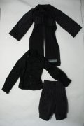 MSD/衣装セット:ロングテールショートジャケット+ショートパンツ+ブラウス(pure black Gothic Labo様) Y-24-04-03-019-YB-ZY