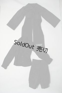 画像1: MSD/衣装セット:ロングテールショートジャケット+ショートパンツ+ブラウス(pure black Gothic Labo様) Y-24-04-03-019-YB-ZY