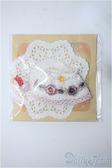 オビツ11/OF ワンピース お花刺繍アップリケ(ディーラー様) Y-24-05-01-029-YB-ZY