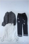 SDGrB/OF ブラウス(Doll Hreat)+ニット+ダメージデニムパンツ(DOLK SELECT) Y-25-04-09-215-YB-ZY