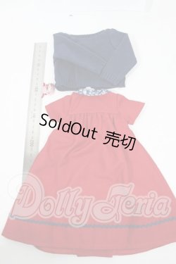 画像2: MSD/よそゆきワンピセット(ダークレッド)・ミニ Y-26-03-04-271-YD-ZY