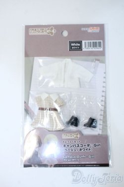 画像1: ねんどろいどどーる/OF: おようふくセット キャンパスコーデ:Girl(ホワイト) Y-25-04-30-060-TN-ZY