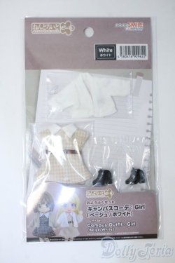 画像1: ねんどろいどどーる/OF: おようふくセット キャンパスコーデ:Girl(ホワイト) Y-25-04-30-066-TN-ZY