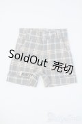 SD＆DD/OF：Melody.C様製チェックショートパンツ Y-25-05-14-240-YD-ZY