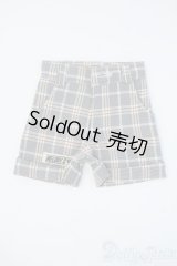 SD＆DD/OF：Melody.C様製チェックショートパンツ Y-25-05-14-240-YD-ZY