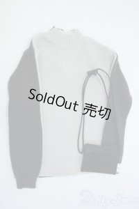 SD13BOY/OF:ハイネックセーターセット(バイカラー):VOLKS製 Y-25-06-04-136-YD-ZY