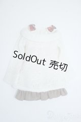 MSD/OF：ミルキーホワイトニットワンピ Y-25-06-25-038-YD-ZY