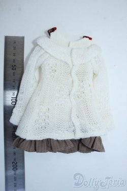 画像2: MSD/OF：ミルキーホワイトニットワンピ Y-25-06-25-038-YD-ZY