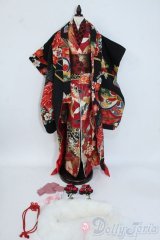 MSD/OF:着物セット:緋色の月蝕製 Y-25-08-13-173-YD-ZY