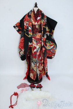 画像1: MSD/OF:着物セット:緋色の月蝕製 Y-25-08-13-173-YD-ZY