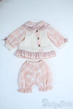 画像1: 幼SD/OF:くま耳いちごみるくコーデ・ちび Y-25-09-24-099-YD-ZY