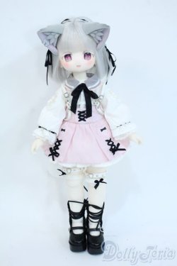 画像2: tiny fox1/6/ 猫耳量産型女子 白猫 Y-25-10-01-132-YD-ZY