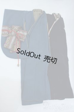 画像1: SD17BOY/OF:着物セット Y-25-10-15-164-YD-ZY