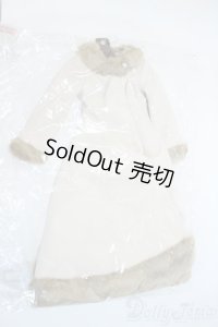 SD16/OF:ファー付きフレアコート(ボークス)ベージュ Y-25-11-12-150-YD-ZY