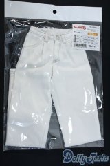 DD/OF:002　タックワイドジーンズ（白）・DD　ブイジーンズ Y-25-11-12-061-YD-ZY