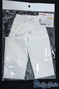 DD/OF:002　タックワイドジーンズ（白）・DD　ブイジーンズ Y-25-11-12-061-YD-ZY