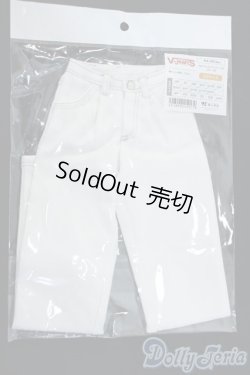 画像1: DD/OF:002　タックワイドジーンズ（白）・DD　ブイジーンズ Y-25-11-12-061-YD-ZY