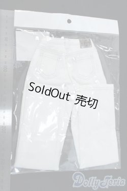 画像2: DD/OF:002　タックワイドジーンズ（白）・DD　ブイジーンズ Y-25-11-12-061-YD-ZY