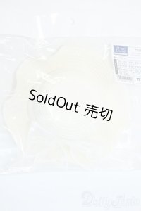 SD/帽子:ホワイトストローハット（フレアブリム・白リボン）ボークス製 Y-25-11-12-199-YD-ZY