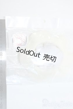 画像2: SD/帽子:ホワイトストローハット（フレアブリム・白リボン）ボークス製 Y-25-11-12-199-YD-ZY