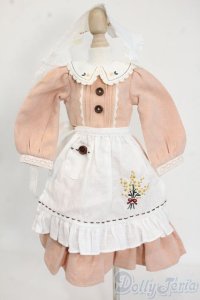 SDM＆MSD/OF:ワンピース　お針子さんセット（ピンクベージュ）・ミニ Y-25-12-24-069-YD-ZY