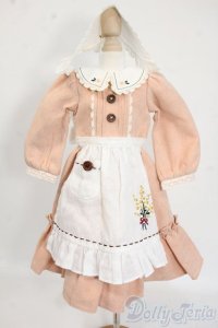 SDM＆MSD/OF:ワンピース　お針子さんセット（ピンクベージュ）・ミニ Y-25-12-24-068-YD-ZY