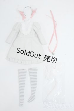 画像1: ruruko/OF:グレーキャットワンピースセット Y-26-01-04-148-YD-ZY