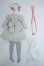 画像2: ruruko/OF:グレーキャットワンピースセット Y-26-01-04-148-YD-ZY (2)