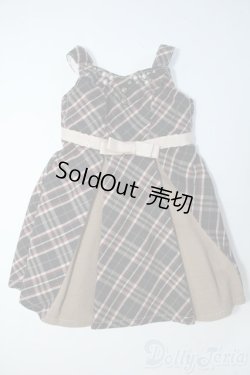 画像1: SD/OF:VOLKS製 ガーリーチェックワンピースセット:スカートのみ Y-26-01-04-248-YD-ZY