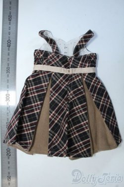 画像2: SD/OF:VOLKS製 ガーリーチェックワンピースセット:スカートのみ Y-26-01-04-248-YD-ZY