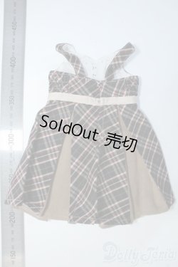 画像2: SD/OF:VOLKS製 ガーリーチェックワンピースセット:スカートのみ Y-26-01-04-248-YD-ZY