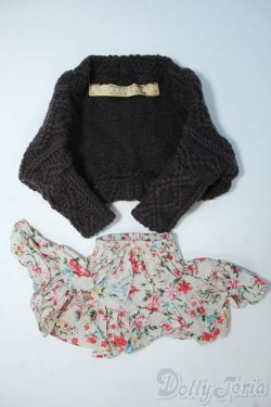 画像1: SDM＆MSD/OF:JET RUNNER;D様製 カーディガン+スカート Y-26-01-04-380-YD-ZY