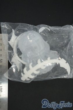 画像2: Ｈappy Engine/ルルリン物語:骸骨の翼 未塗装ヘアパーツ Y-26-01-14-108-NY-ZY