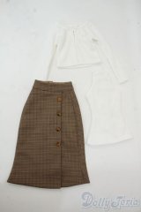 DD/ペンシルスカート＆ニットトップスセット Y-26-01-07-026-YD-ZY