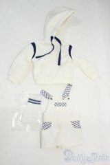 SDM＆MSD/OF:ホワイト x チェックサロペットセット Y-26-01-14-177-YD-ZY