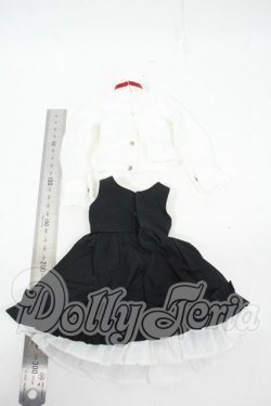 画像2: ＭDD/OF：ラブリーブラックワンピースセット・ミニ Y-26-02-18-100-WT-ZY