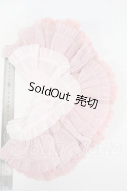 画像2: SD/OF:リバーシブル・ぽんぽんパニエ(いちごクリームソーダ) Y-26-02-25-105-WT-ZY