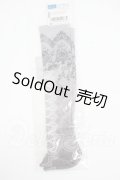 SD/OF：レースアップ柄ソックス(灰)・ミニ Y-26-02-25-149-WT-ZY