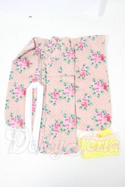 画像1: ジェニー/OF:2024年 裏無し着物 花柄:ピンク Y-26-03-11-224-WT-ZY